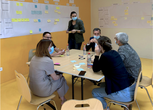 Groupe d'atelier co-construction du site